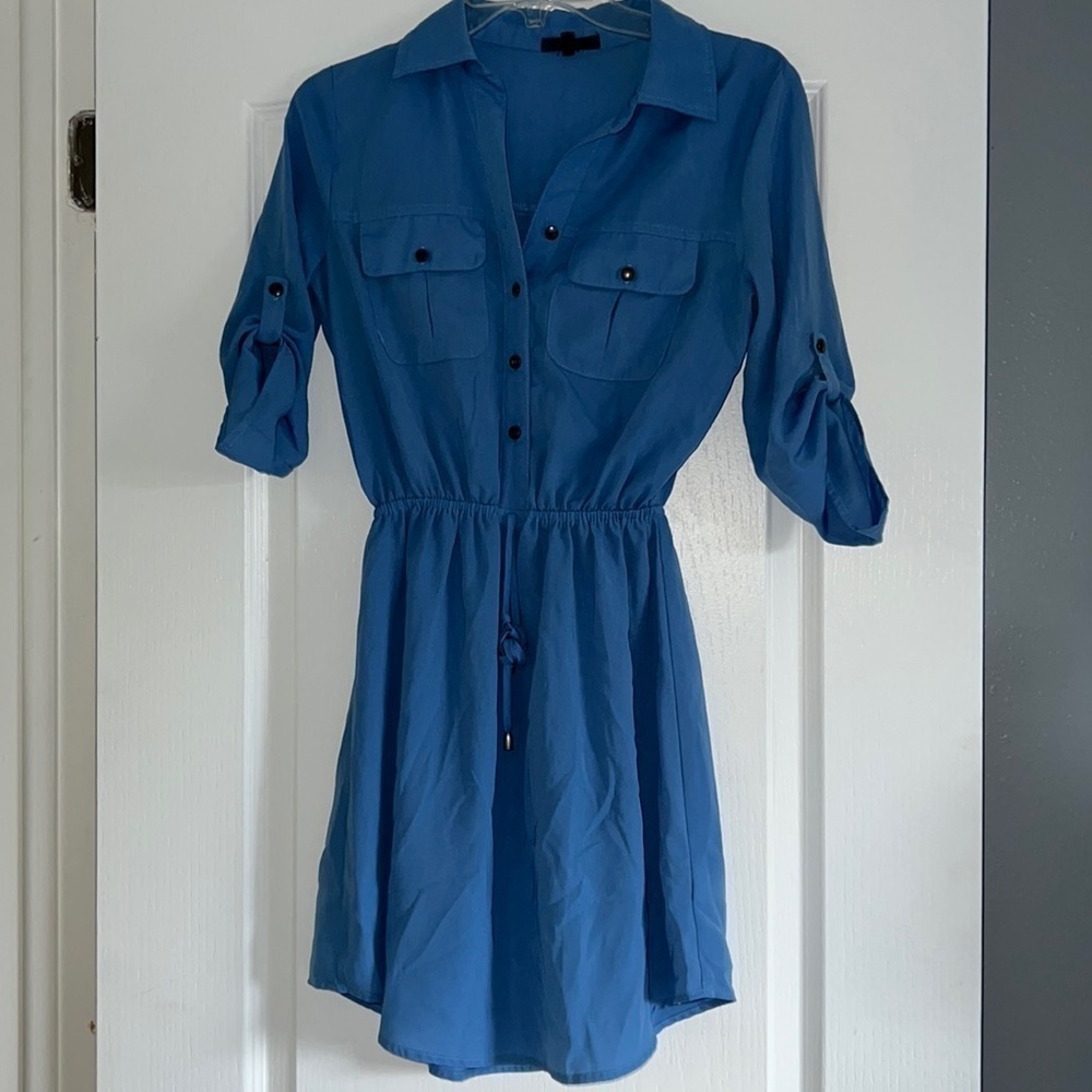 Lightweight casual or dressy light blue dress size XS - Picture 2 of 7